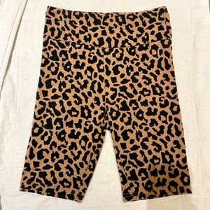 Cheetah Bike shorts/ tights NWOT